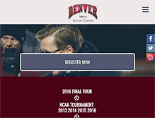 Tablet Screenshot of denversoccercamp.com
